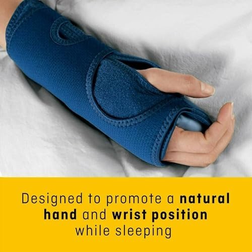Adjustable Night Wrist Support for Carpal Tunnel Relief, Breathable Material, On