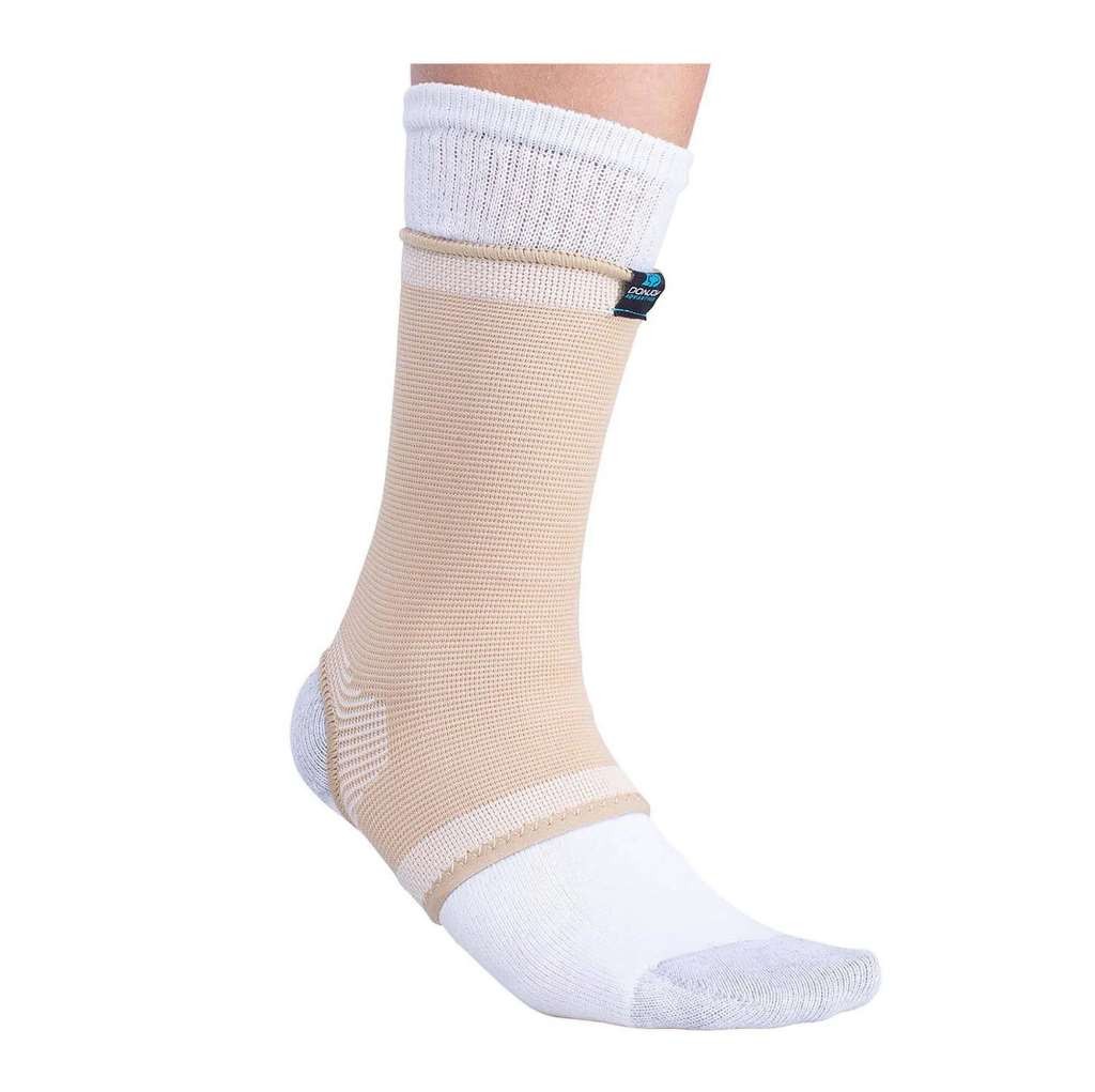 DonJoy Advantage Elastic Compression Ankle Sleeve Tan Medium