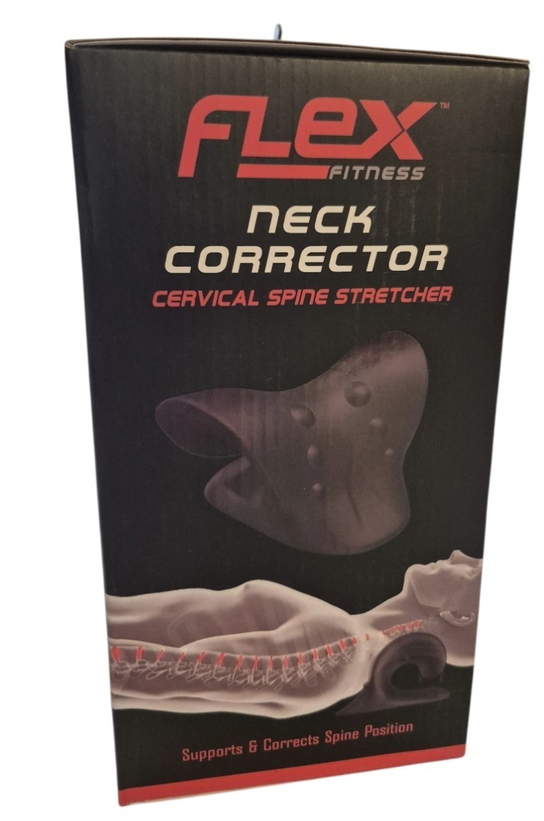Flex Fitness Neck Corrector Cervical Spine Stretcher High-Density Foam Ergonomic