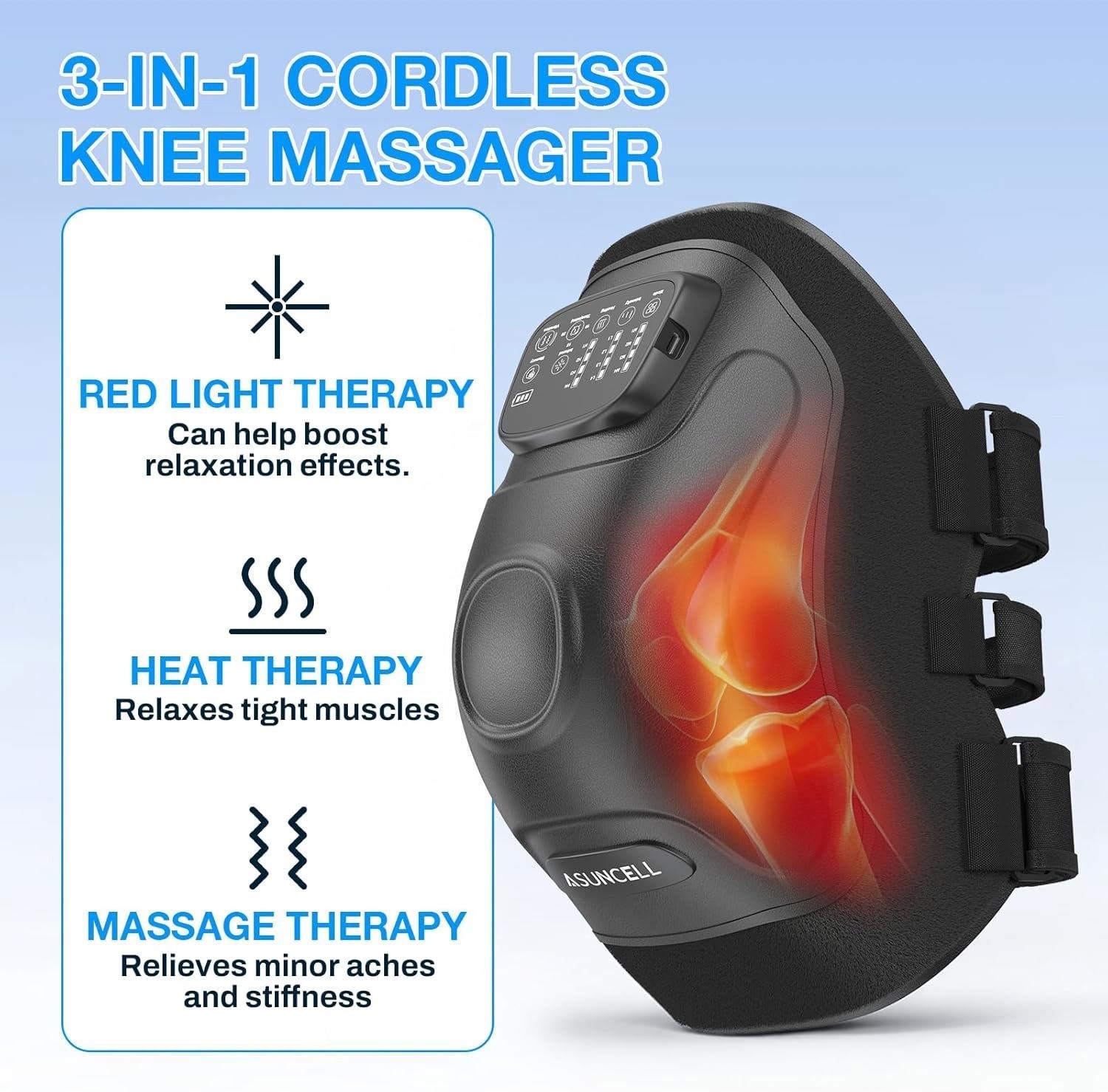 Foot Knee Massager 660nm 850nm Near Infrared LED Red Light Thrapy Panel for Body