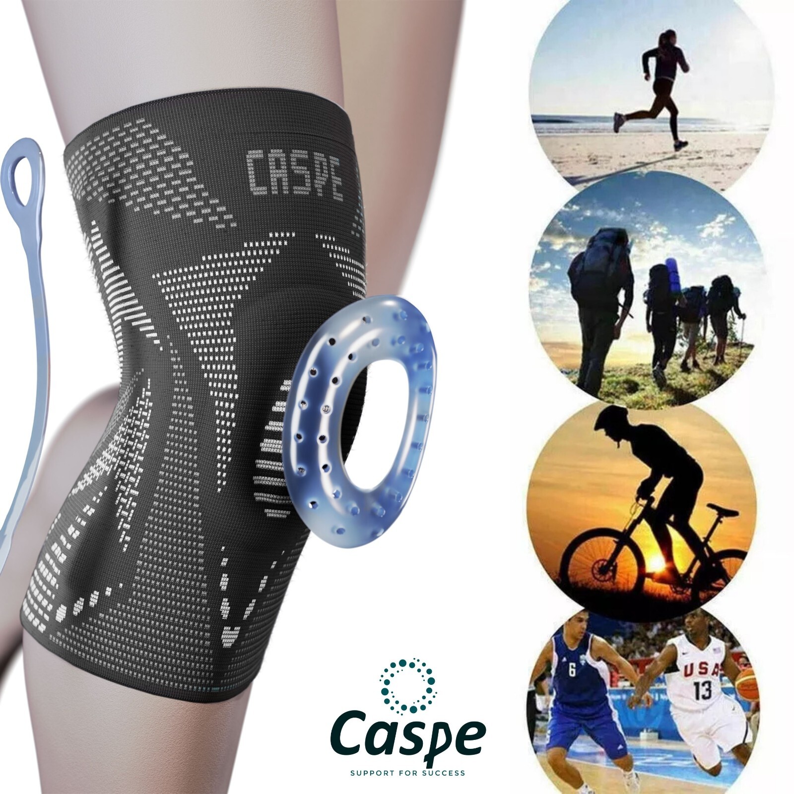 Caspe Knee Brace Knee Support Knee Joint Brace Arthritis Relief Gifts for Men