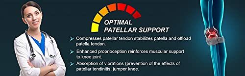 Tynor Knee Optimal compression Patellar Muscular Support Knee Joint Universal