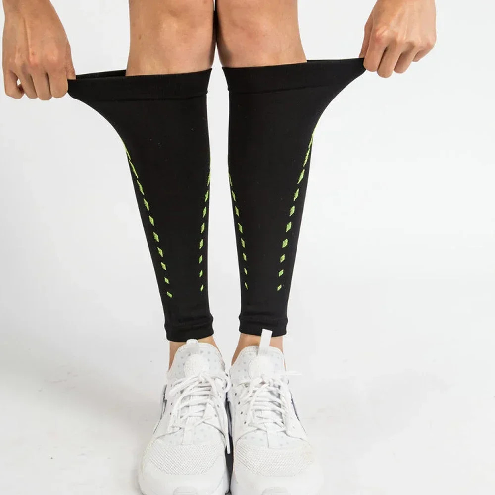 1 Pair Calf Compression Sleeves Slim Leg Compression Socks for Calves Running Wo