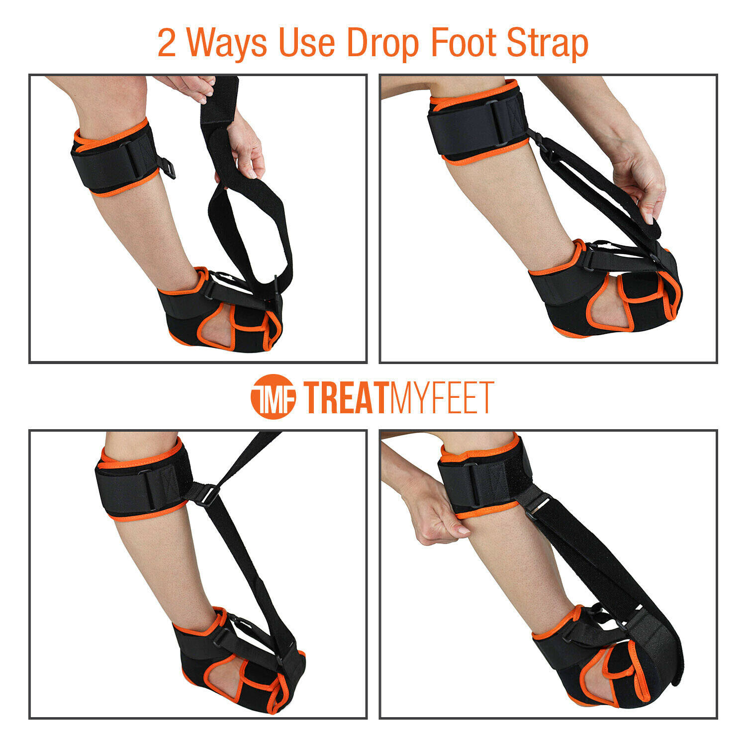 Plantar Fasciitis Night Splint Drop Foot Pain Relief Ankle Brace Support Strap