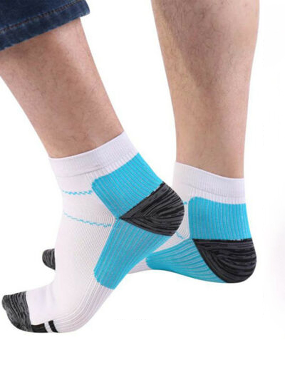 Foot Pain Relief Compression Socks Ankle Support Sleeves Brace Plantar Fasciitis