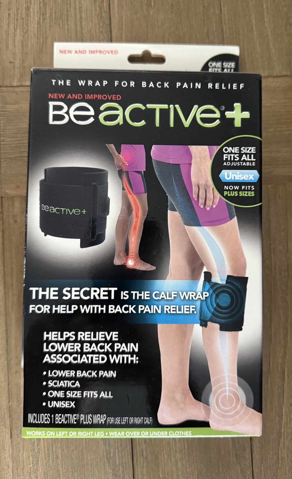 BeActive Plus Calf Wrap – Black (BA-1000)