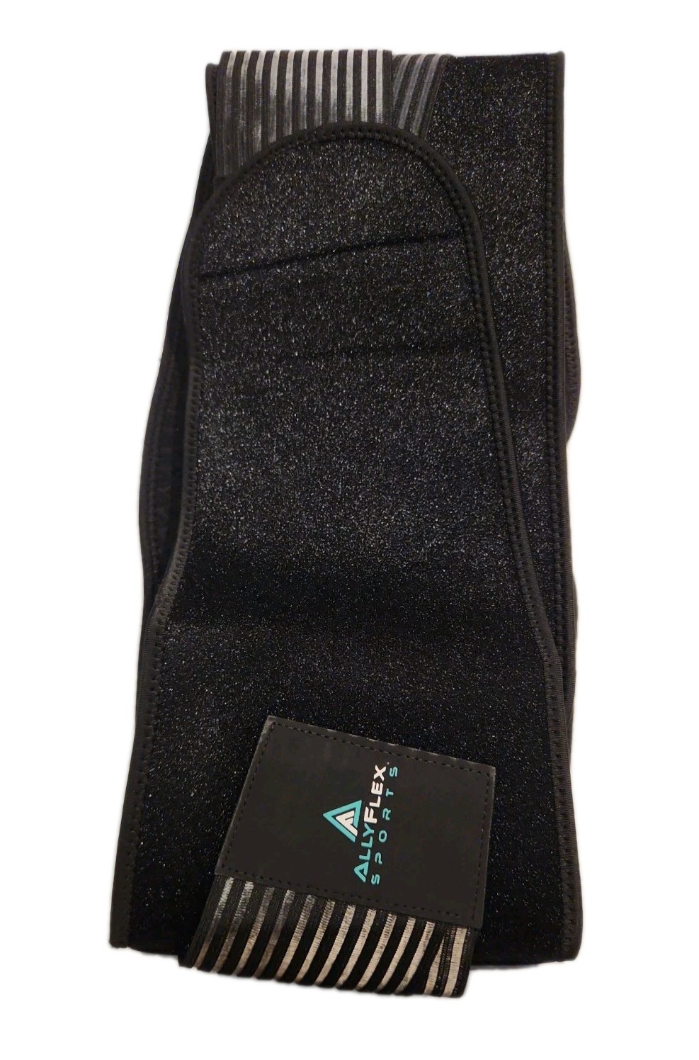 AllyFlex Sports Large Back Brace CoolMax Technology Lumbar Sports Support Black