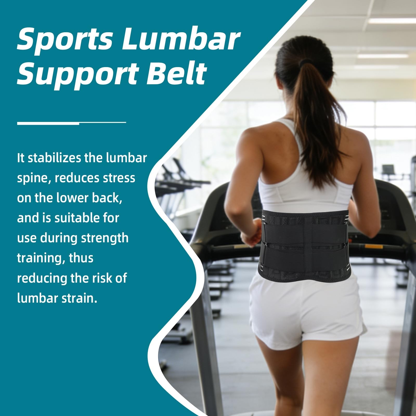 Adjustable Back Brace Lower Back Pain Sports Waist Support Belt Sciatica XXL