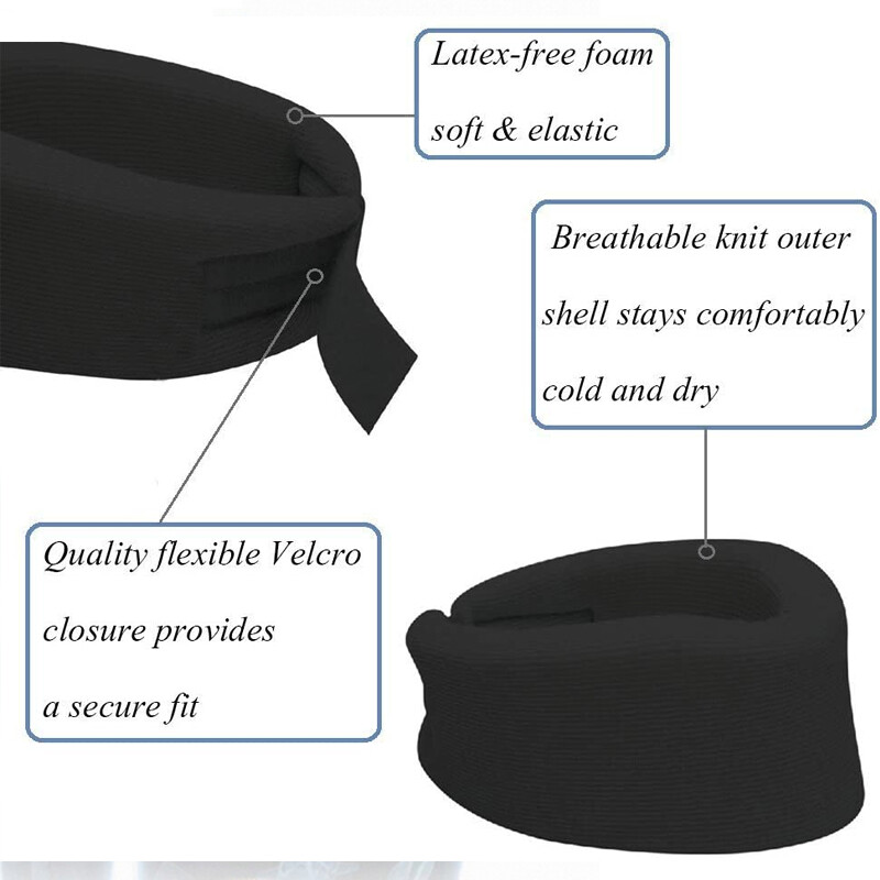 Adjustable Foam Neck Brace Cervical Collar Traction Support Brace Pain Relief US