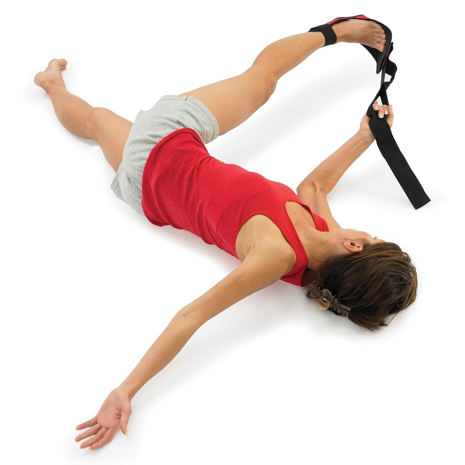Hamstring Stretch Strap and Achilles Tendon Stretcher, for Physical Therapy