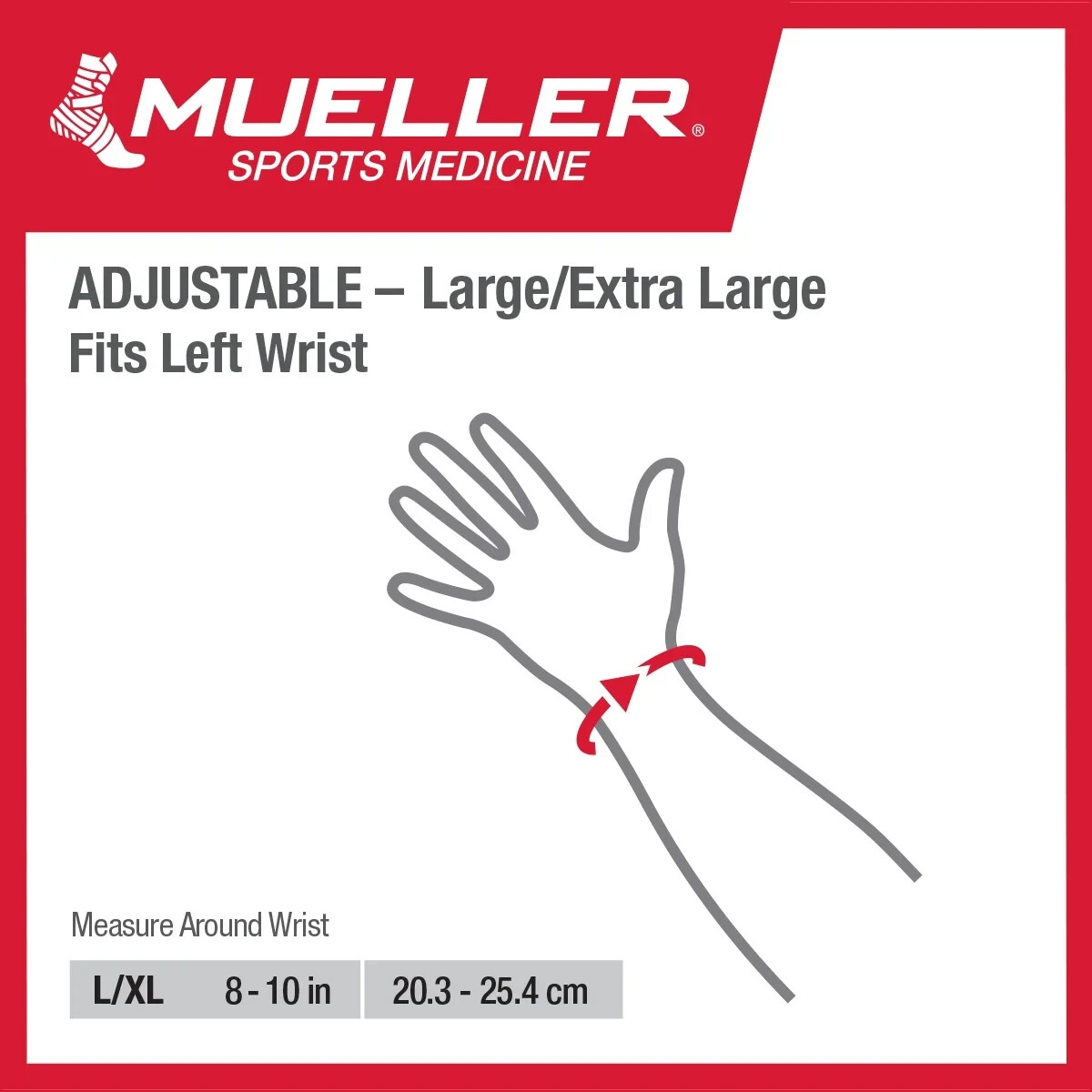 Mueller Green Fitted Wrist Brace LEFT OR RIGHT