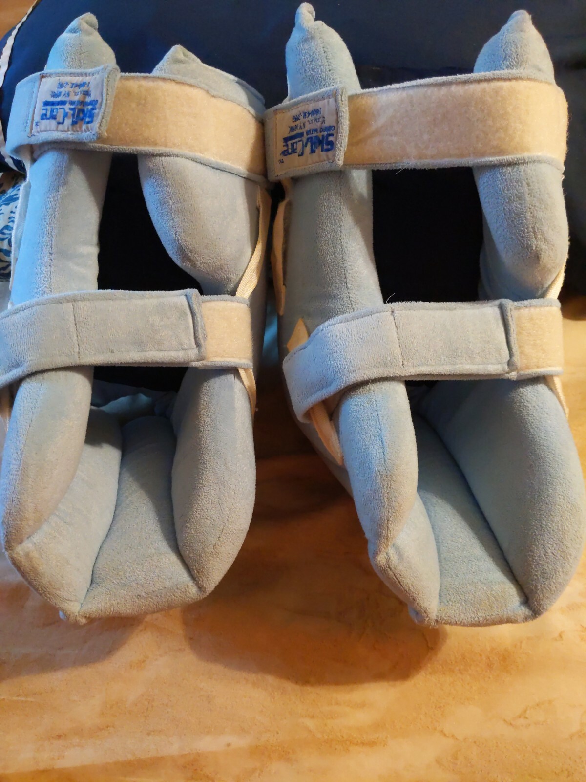 Heel Float Medium Blue by Skil-Care A Pair GUC