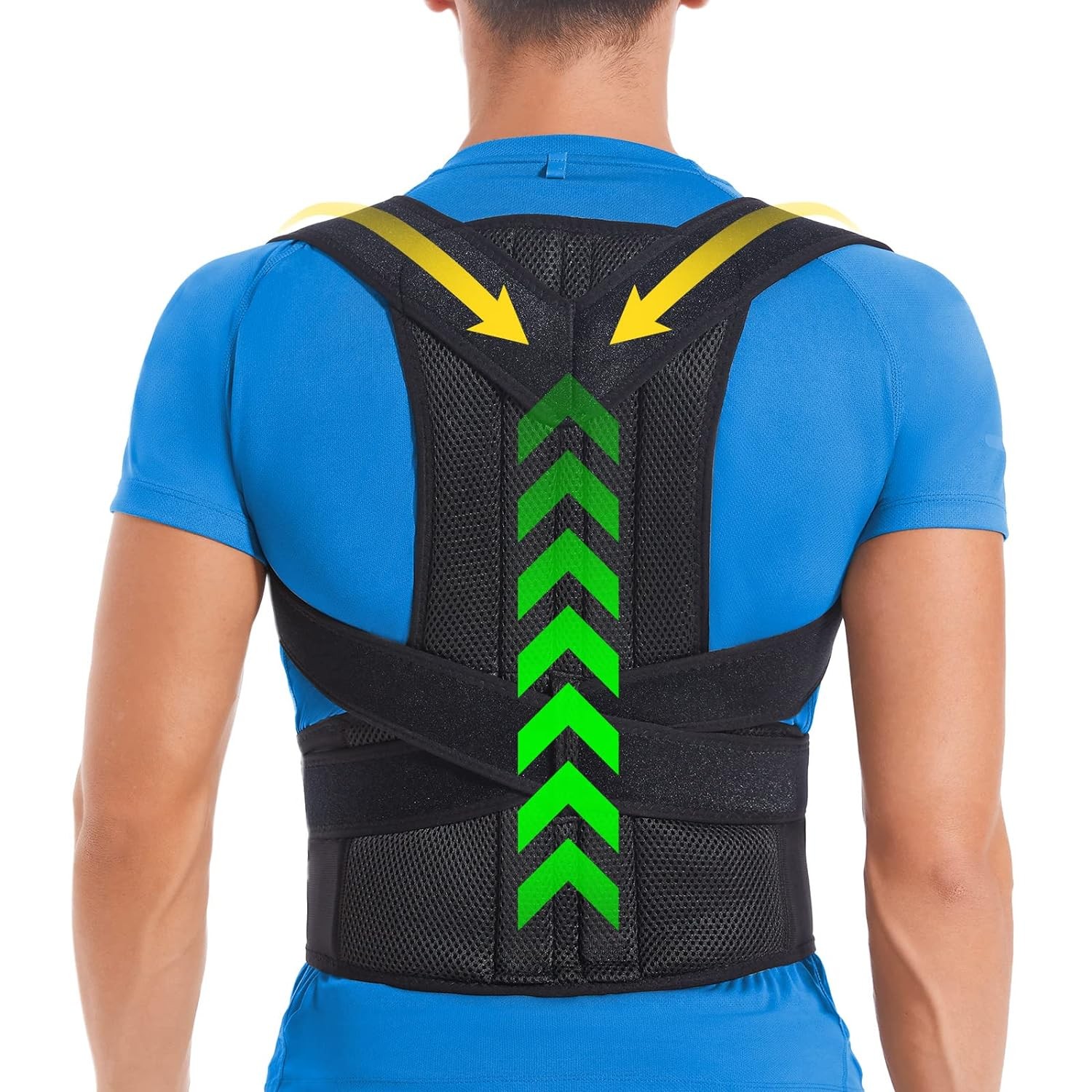 DIANMEI Back Brace Posture Corrector XXL 43-49in Waist