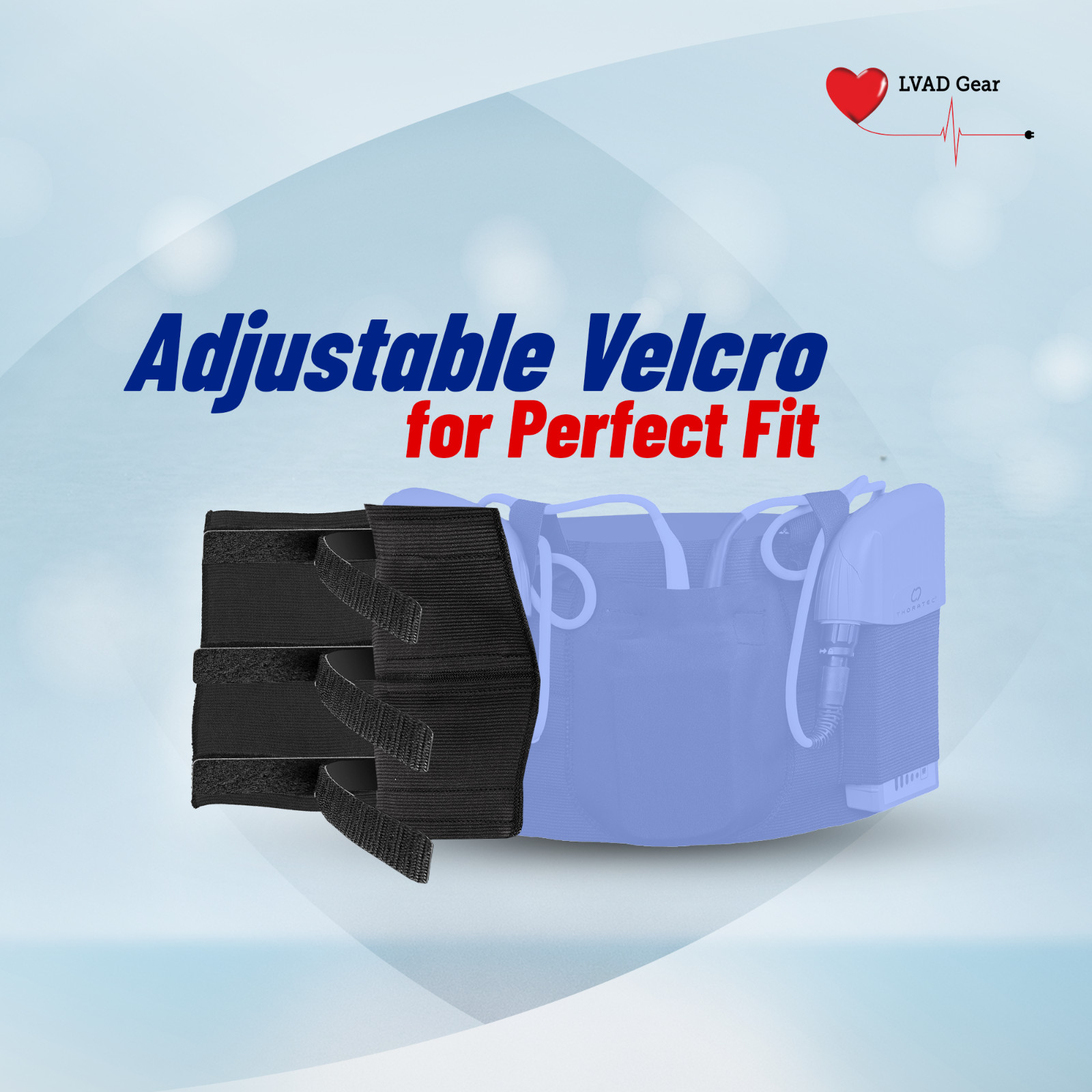 LVAD Sleeping Abdominal Belt for HeartMate Devices Adjustable &Comfortable S-4XL