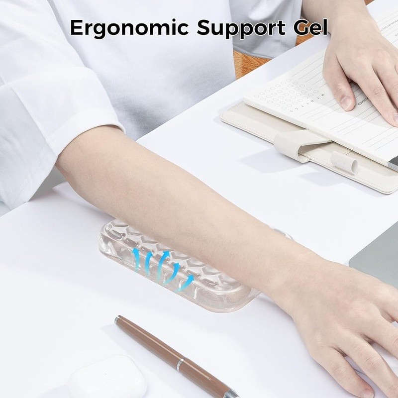 Gel Elbow Pad Ergonomic Support Waterproof Clean Easily Portable Universal Use