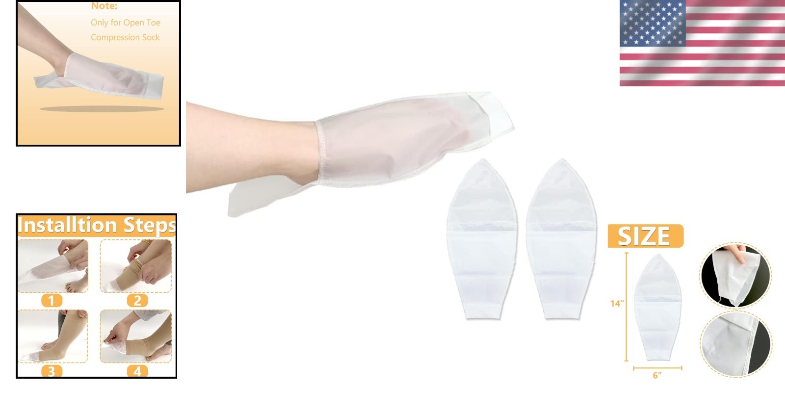 Lightweight Open Toe Stocking Applicator – Ideal for Easy Dressing & Daily Use
