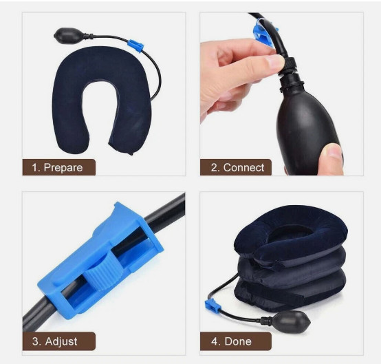 Cervical Neck Traction Device – Inflatable Collar for Neck Pain Relief