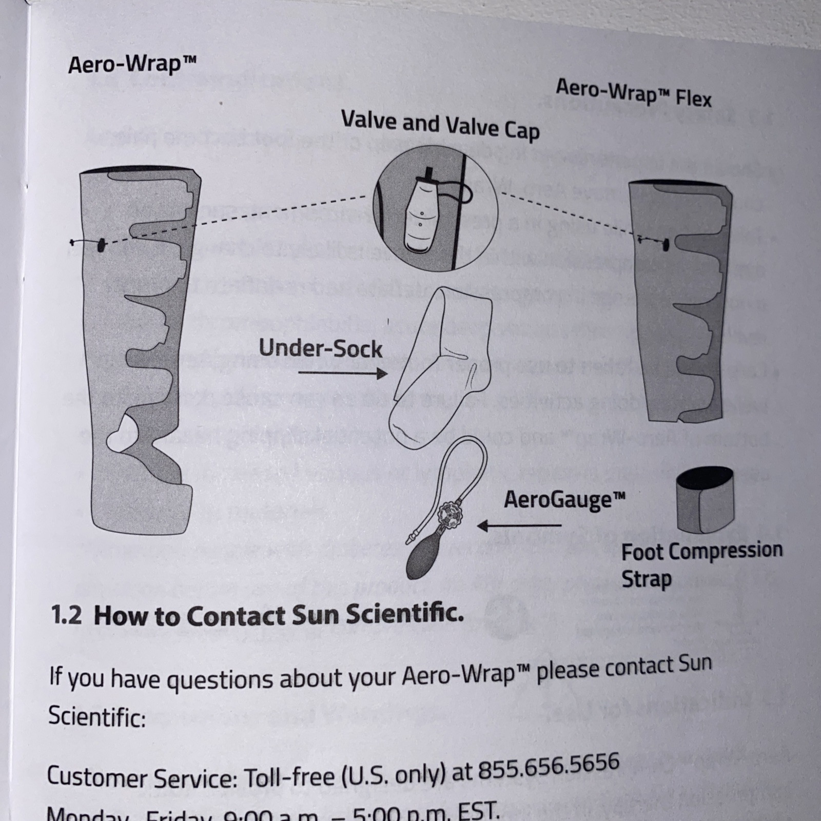 Air Compression Leg Wrap Aero Wrap by Sun Scientific Form Fitting Large BLK New