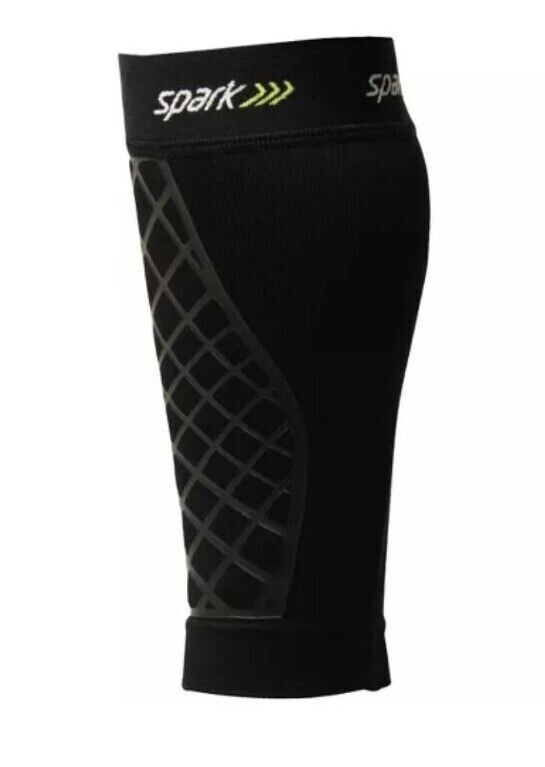 Spark Kinetic Calf Sleeve Compression Support w/ Embedded Kinesiology L,M or S