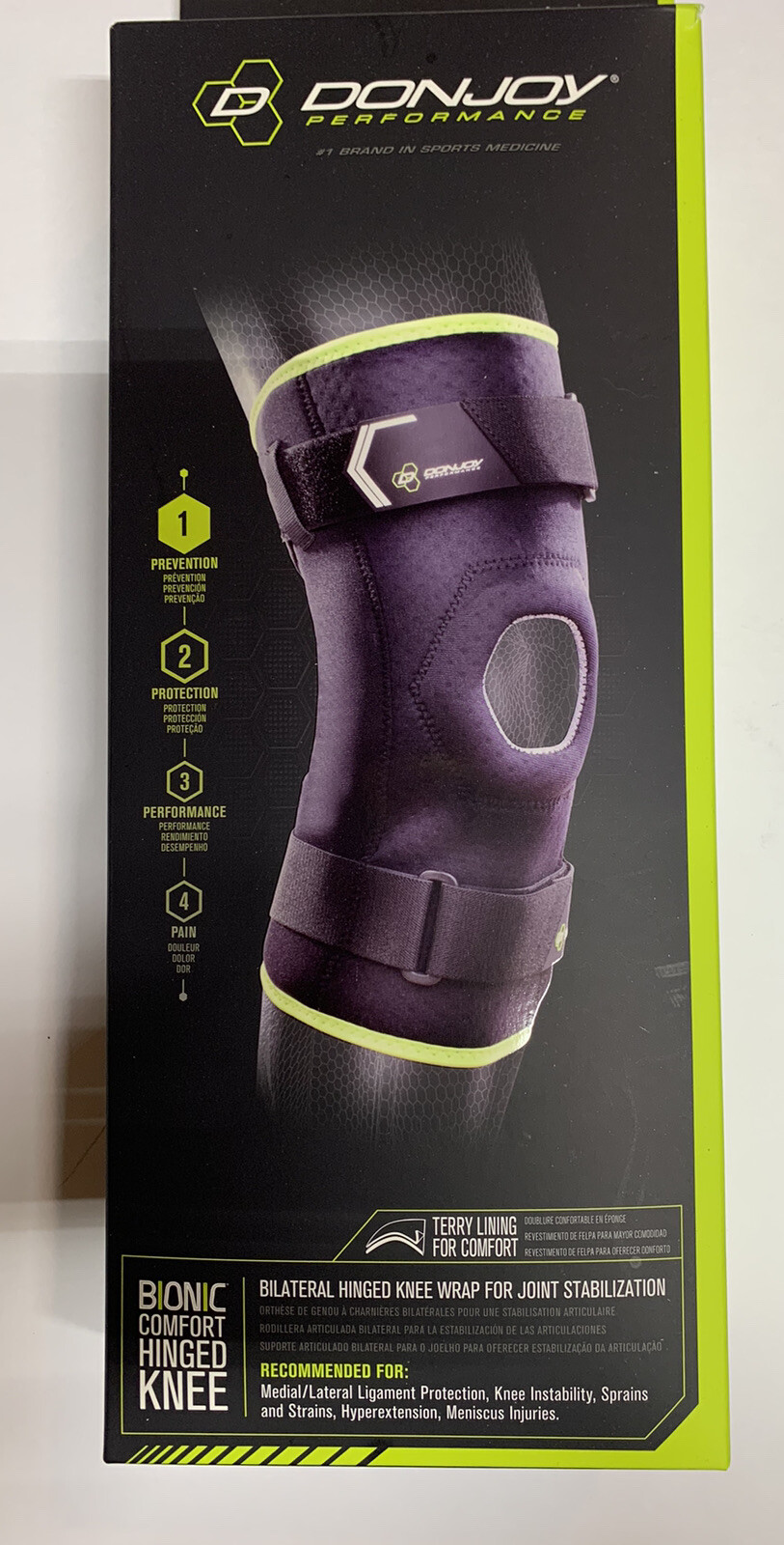 DonJoy Performance Bionic Comfort Hinged Knee Brace S/M
