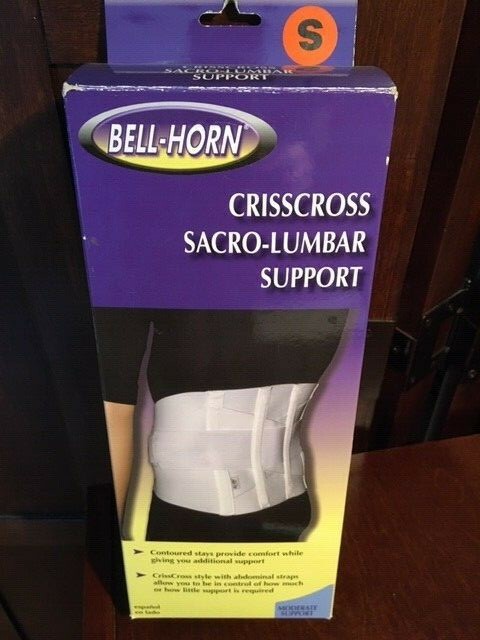 BELL-HORN CRISSCROSS SACRO-LUMBAR BACK SUPPORT SMALL 24-30″ BRAND NEW