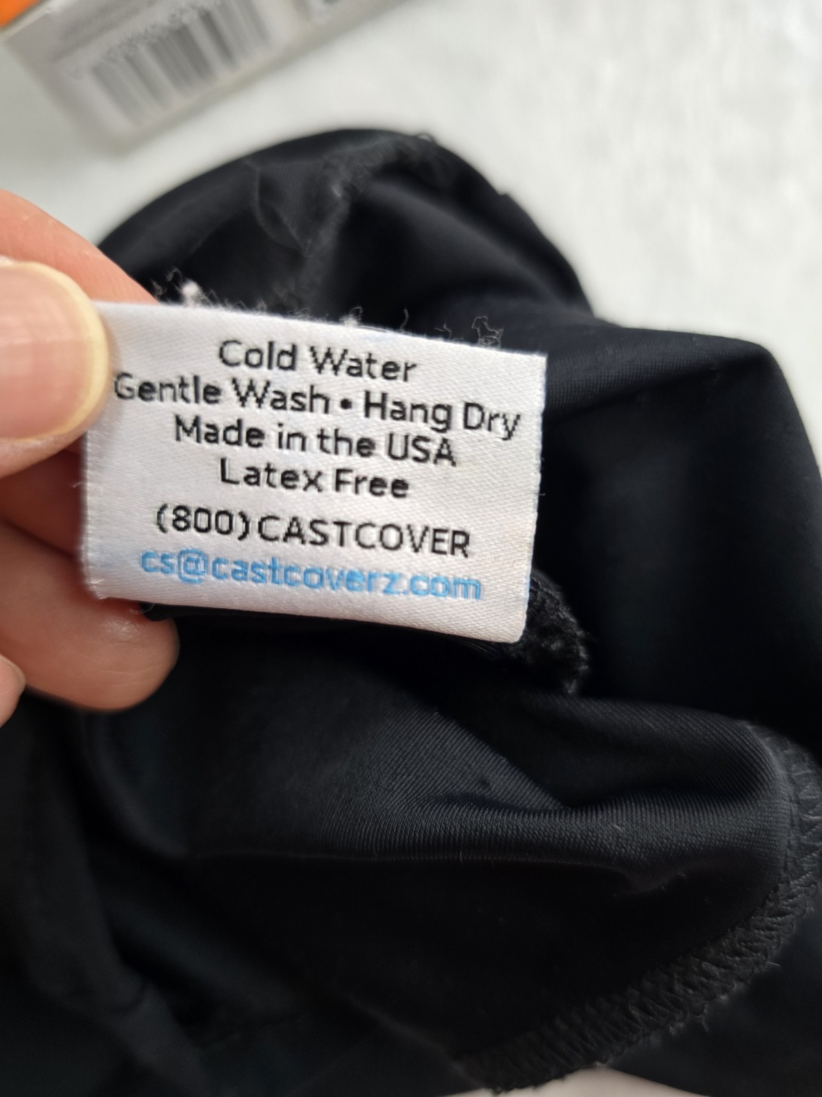 Lot Of Leg Cast Covers: Cast CoverZ Black Cast Sock And Shower Covers SEE DESCRI