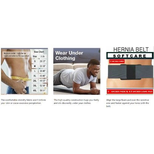 Inguinal Hernia Support Belt Double Inguinal Groin Hernia Truss Brace Unisex