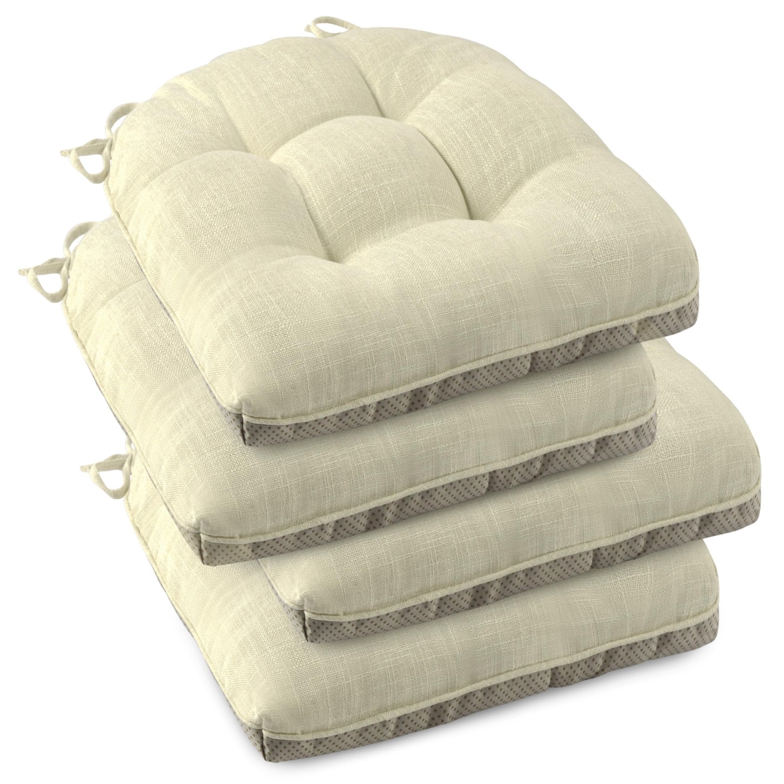 OVOV Indoor Chair Cushions for Dining Chairs Set of 4 18×18 Chair Cushion wit…