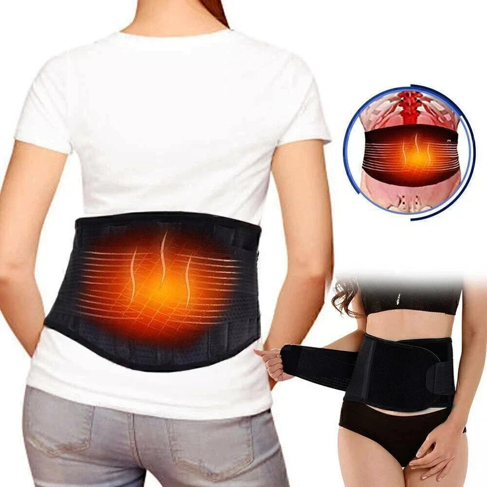 Adjustable Lower Back Brace Lumbar Support Waist Belt For Men Women Pain Relief