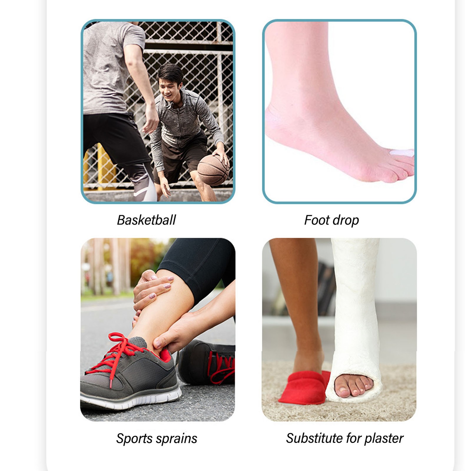 Drop Foot Brace Adjustable For Walking Suitable For All Sizes