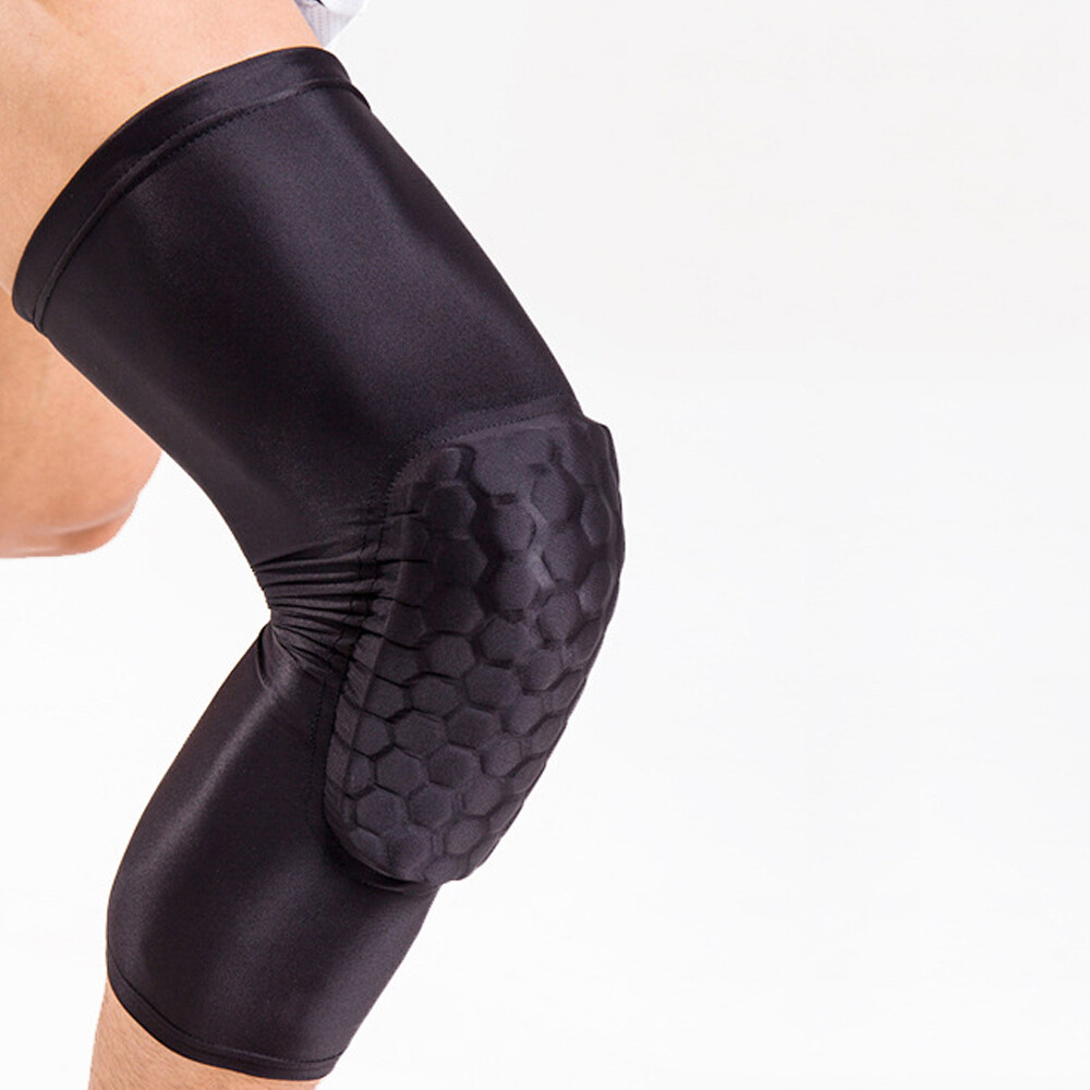 Compression Long Sleeve Support Leg Knee Pad Brace Sport Pain Guard Men Women US