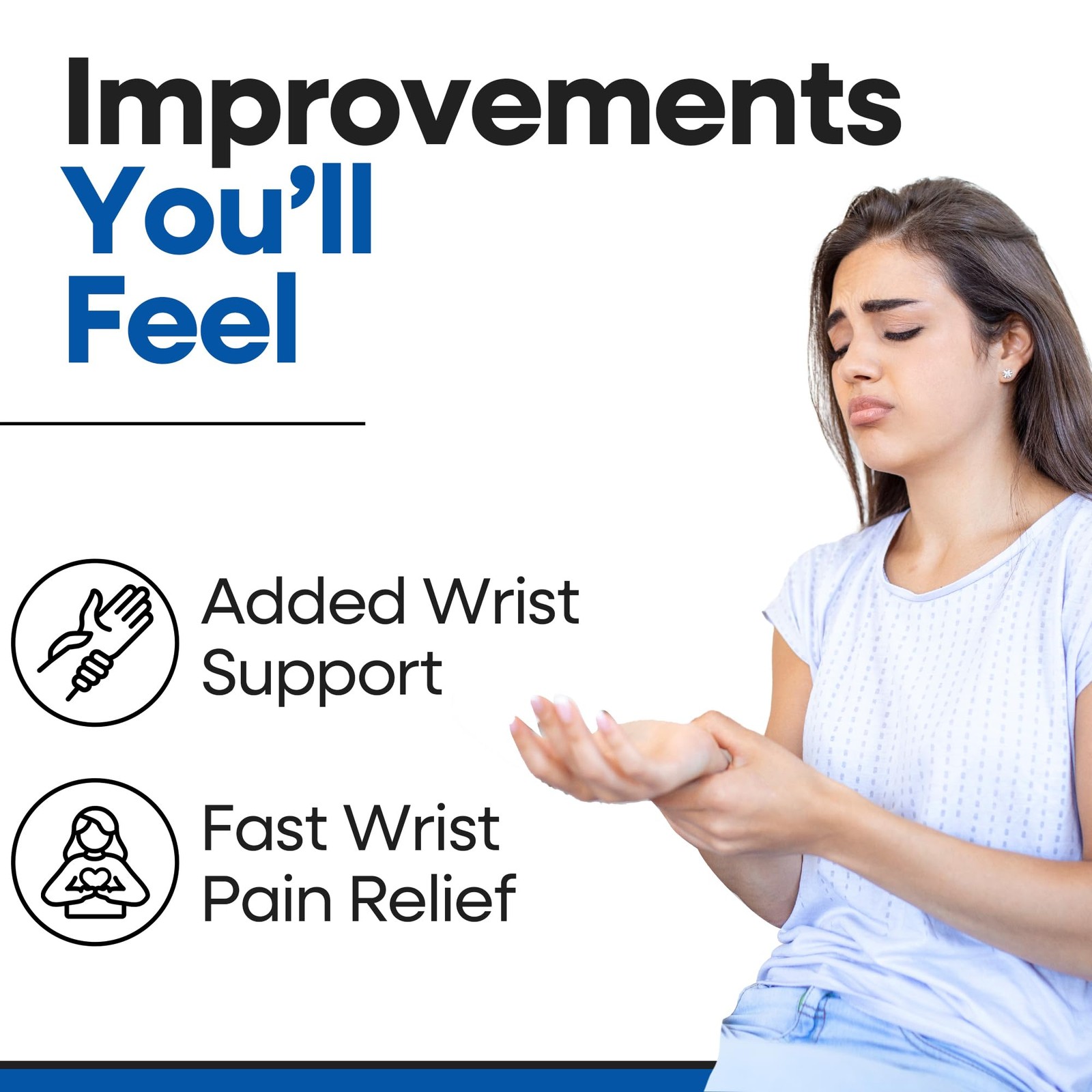Wrist Wrap Compression Wrist Brace For TFCC Tears | Carpal Tunnel Pain & Tend…