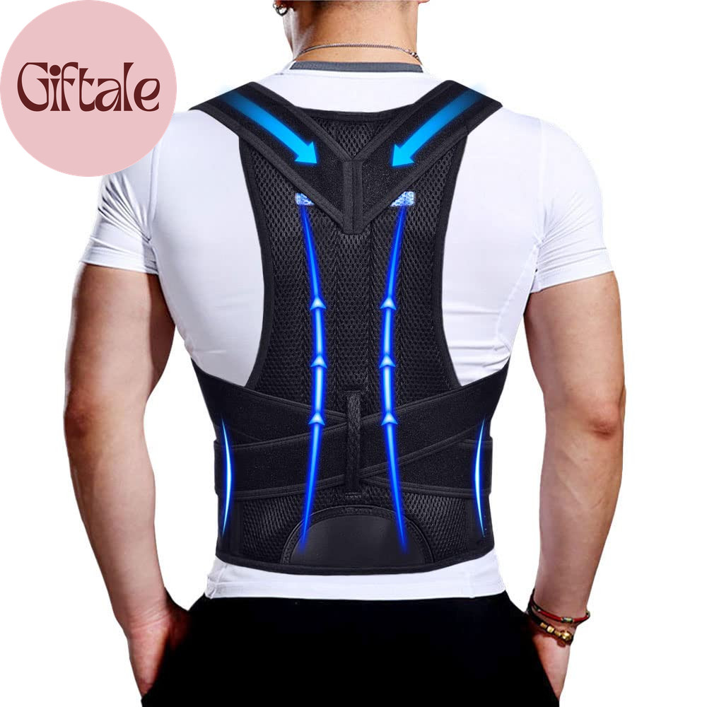 Upgraded Posture Corrector Back Brace for Men and Women, New Version Lumbar Supp