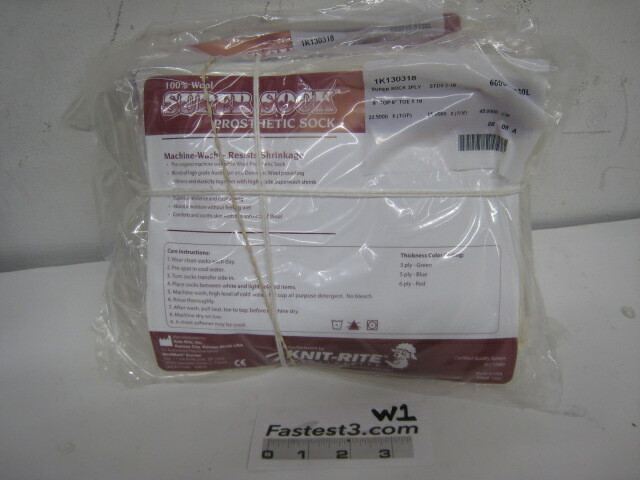 Super Sock Prosthetic Sock 1K130318 9 x 6 x 18 Pack of 7