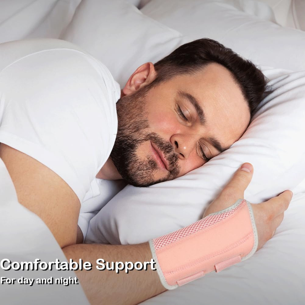 Nucamper Wrist Brace for Carpal Tunnel Relief, Adjustable Wrist Support Splint H
