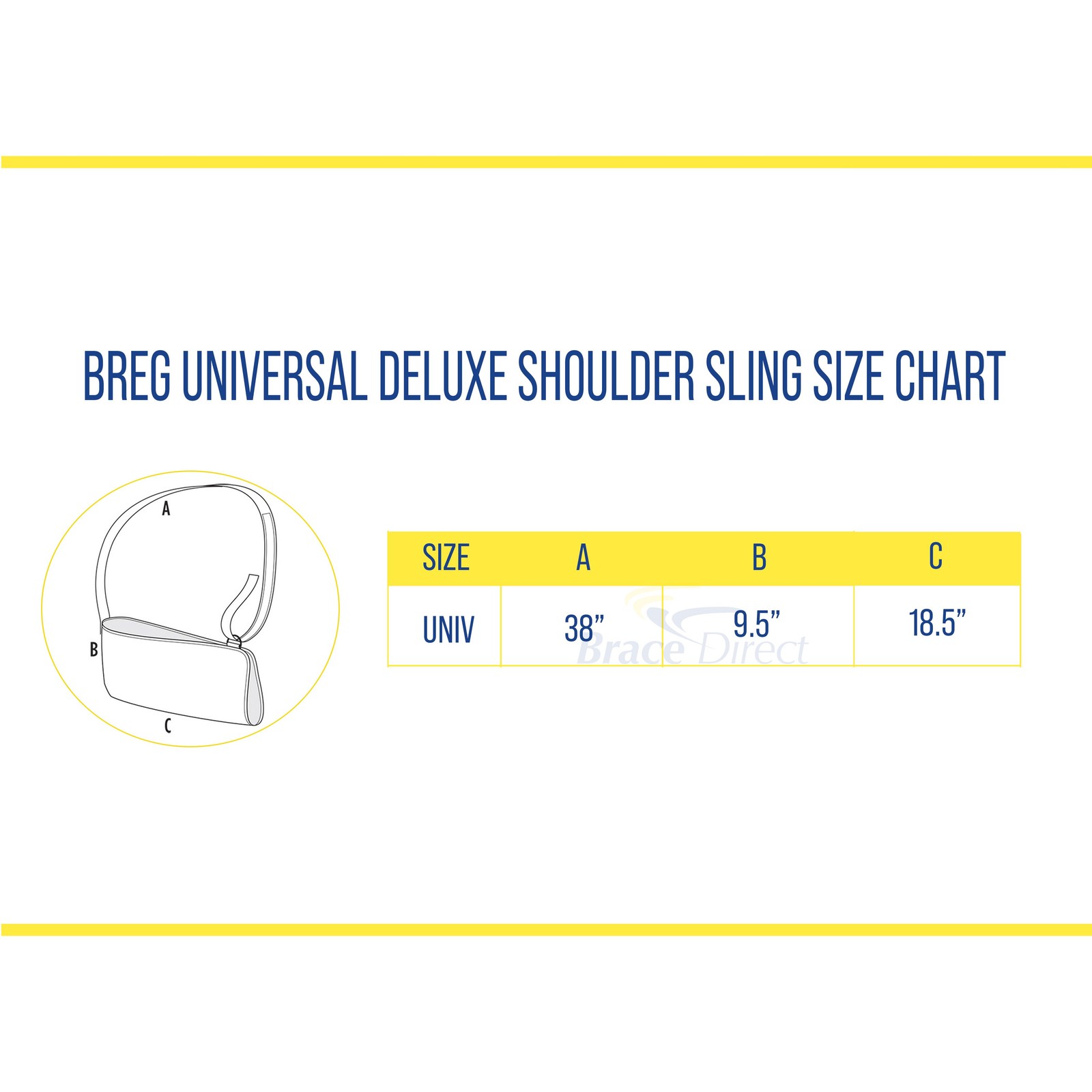Breg Universal Deluxe Shoulder Sling