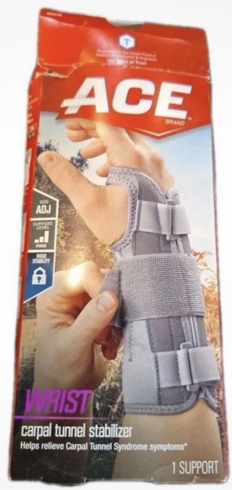 Ace Wrist Sleep Support For Carpal Tunnel Syndrome – Fits Left & Right