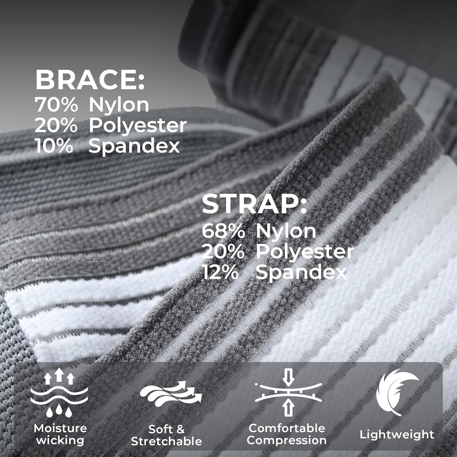 Elbow Support Brace Gray, Size S, 1 Unit