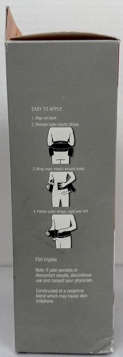 Mueller Adjustable Back Brace Support Belt – One Size Fits Most – Open Box New