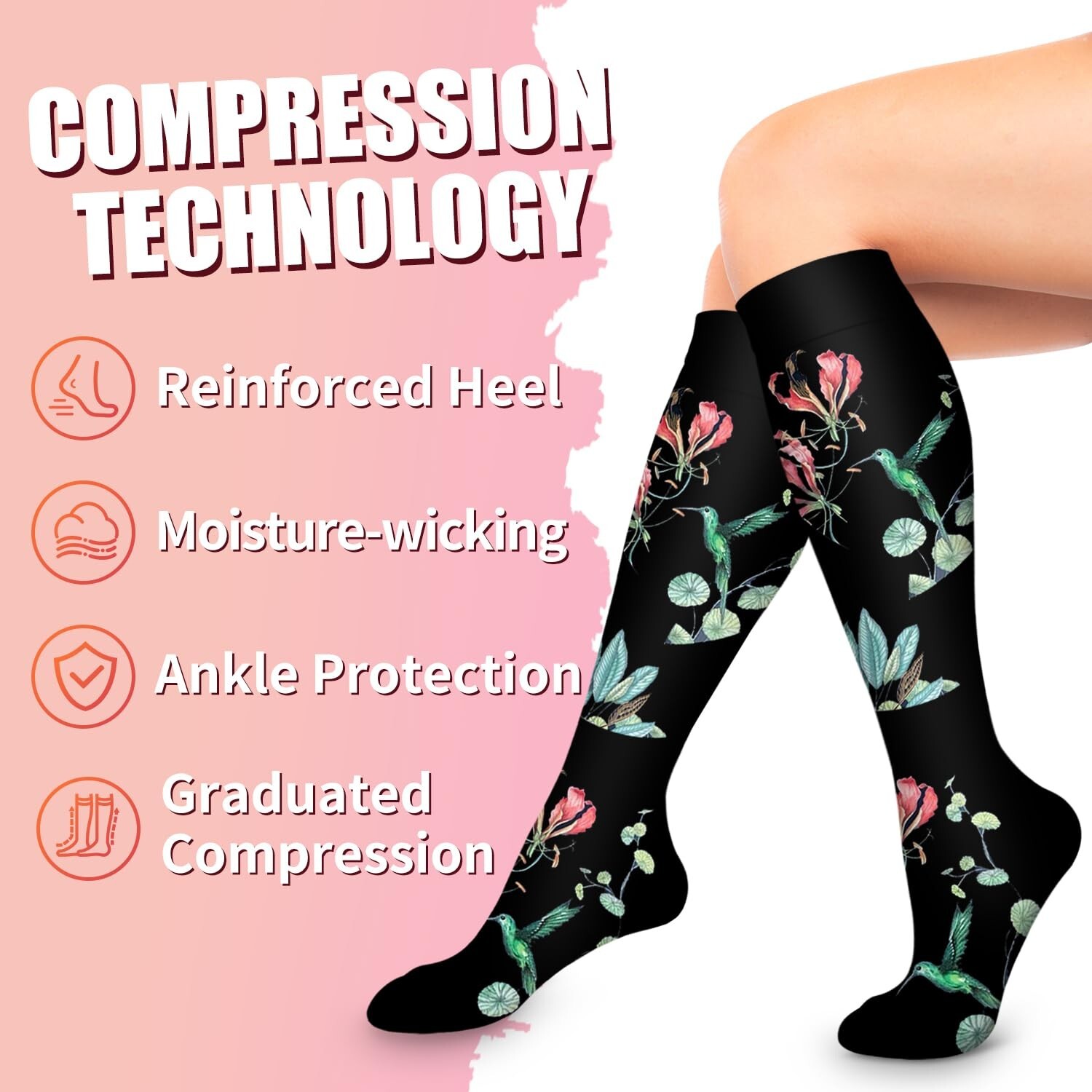 Bluemaple Copper Compression Socks For Women & Men Circulation – Best for Run…