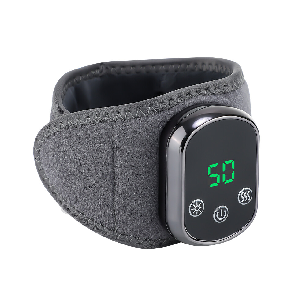 Electric Vibration Heating Wrist Massage Hand Brace Support Pain Relief Therapy