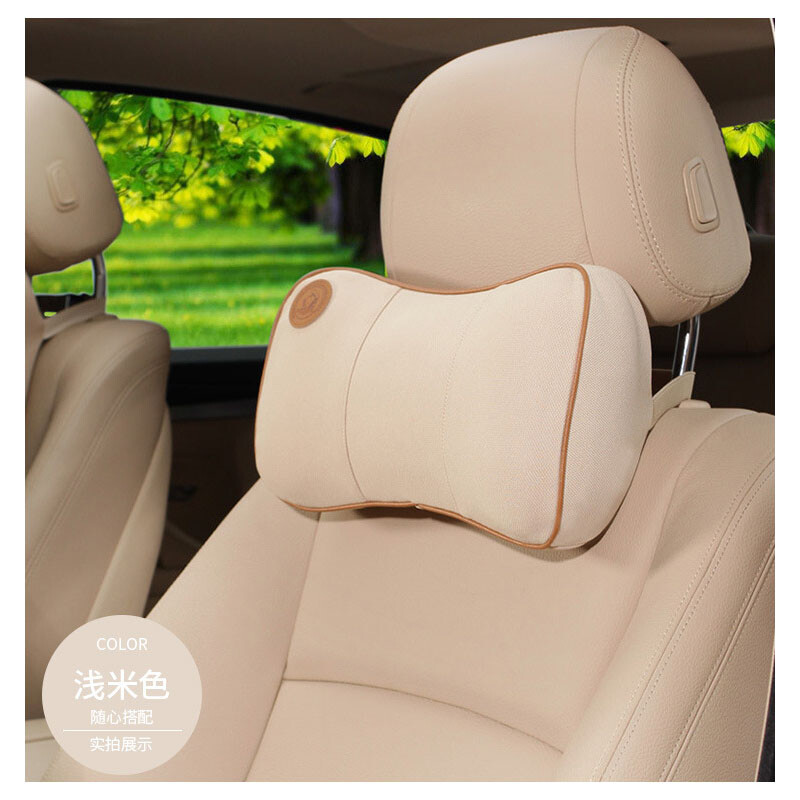 Car Head Neck Support Cushion Memory Foam Car Seat Headrest Pad Pillow Cervical