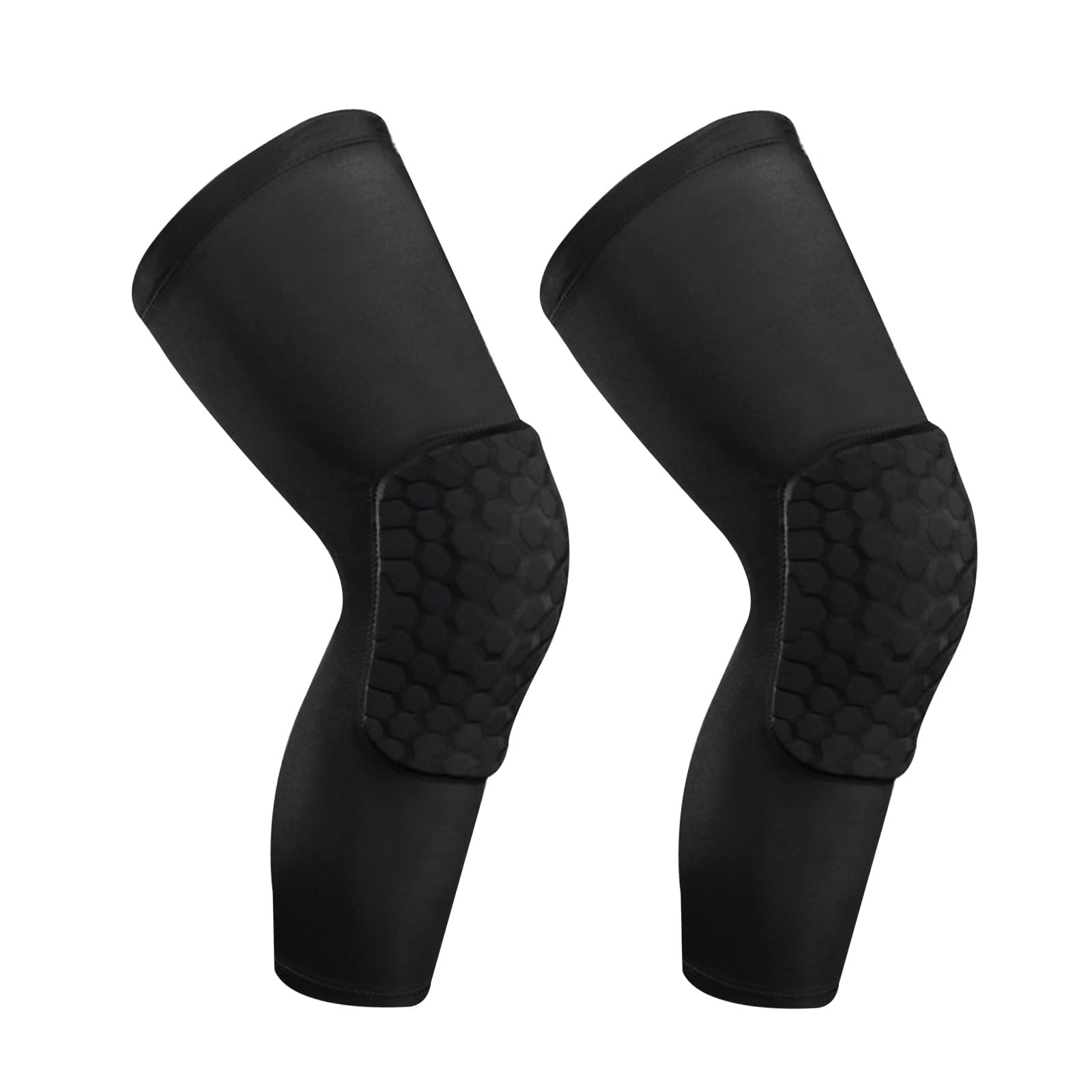 Hex Compression Knee Pads Leg Sleeve Honeycomb Anti Collision Youth Adult