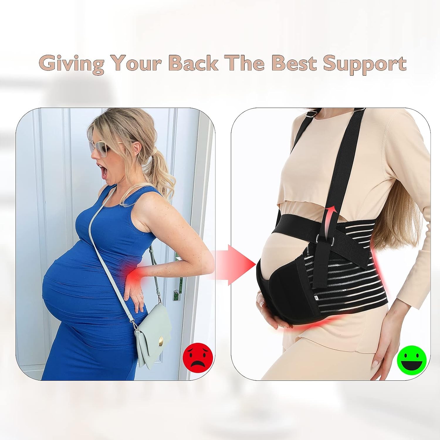 Bands Pregnant Women Maternity Belt Pregnancy Breathable Abdominal Binder Back