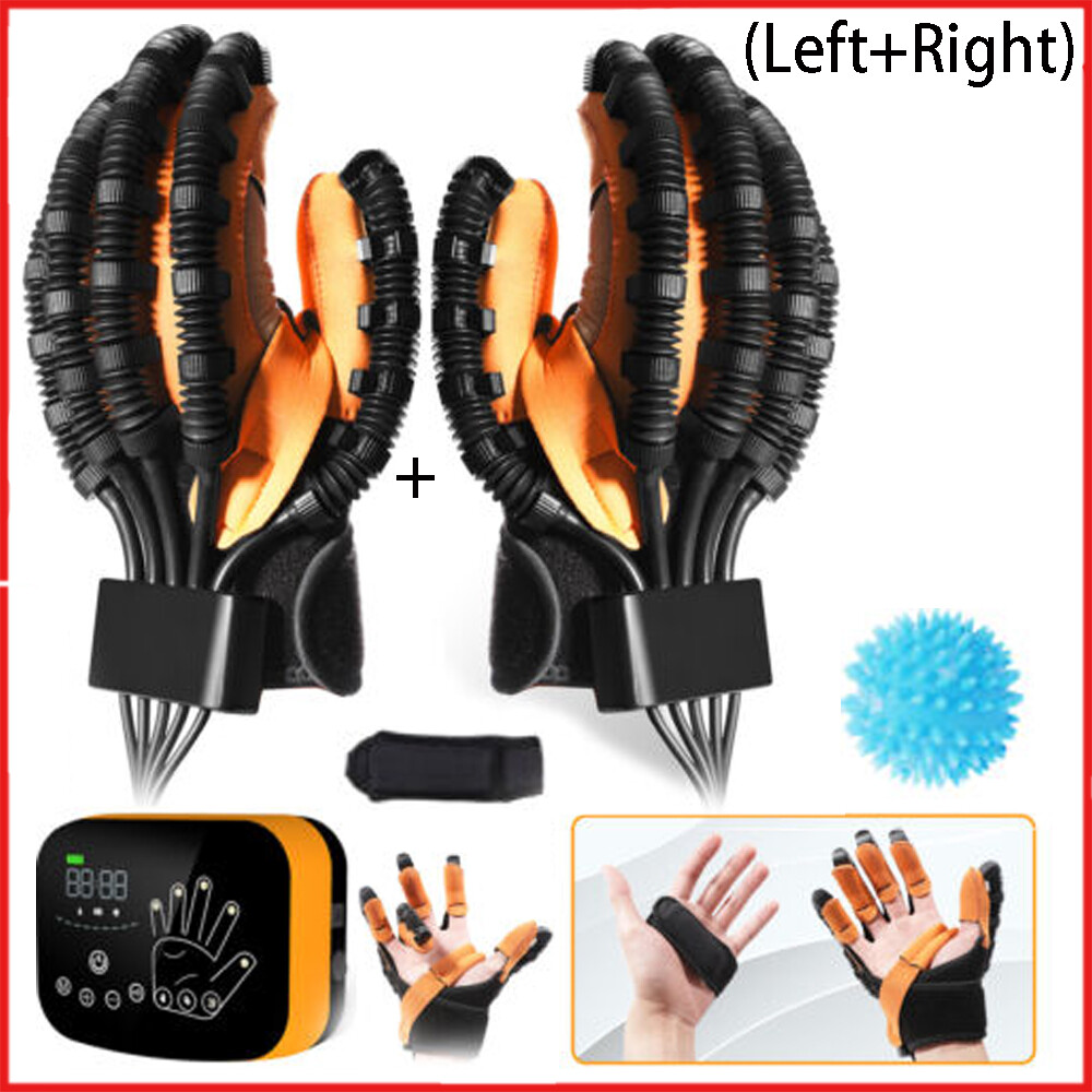 Left+Right, 2x Hand Function Rehabilitation Robot Gloves for Hemiplegia Recovery