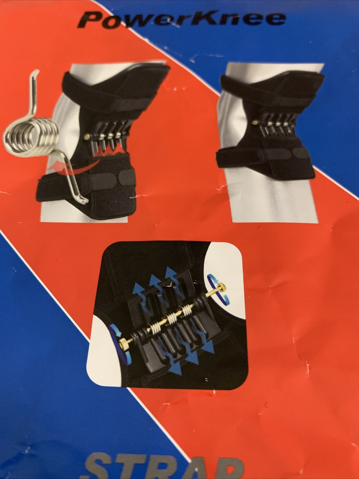 Powerknee Kneepad Support Knee Protect Kneecap Resistance Strap *FREE SHIPPING*