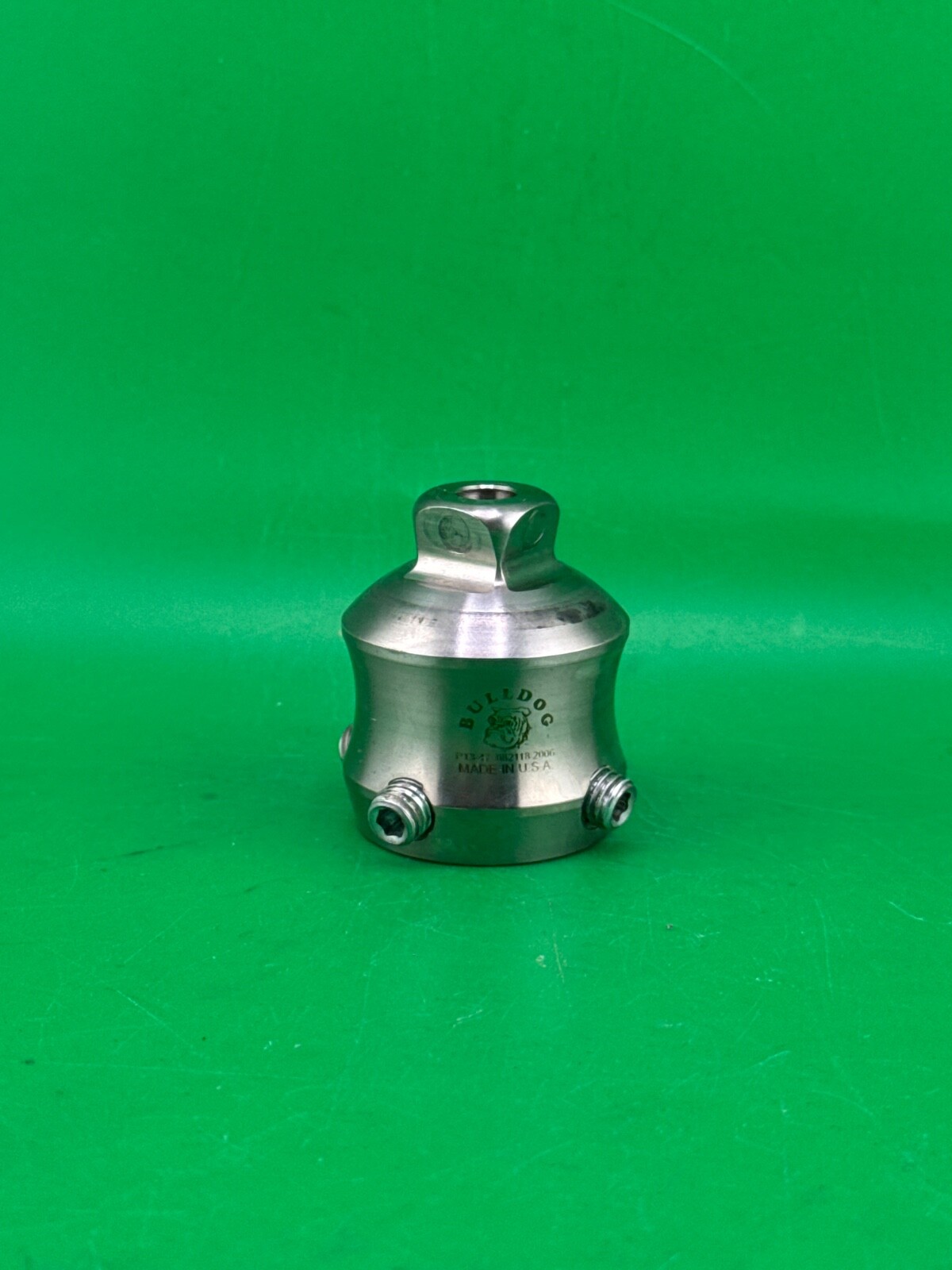 Bulldog male pyramid to female receiver prosthetic part. P13-47 component