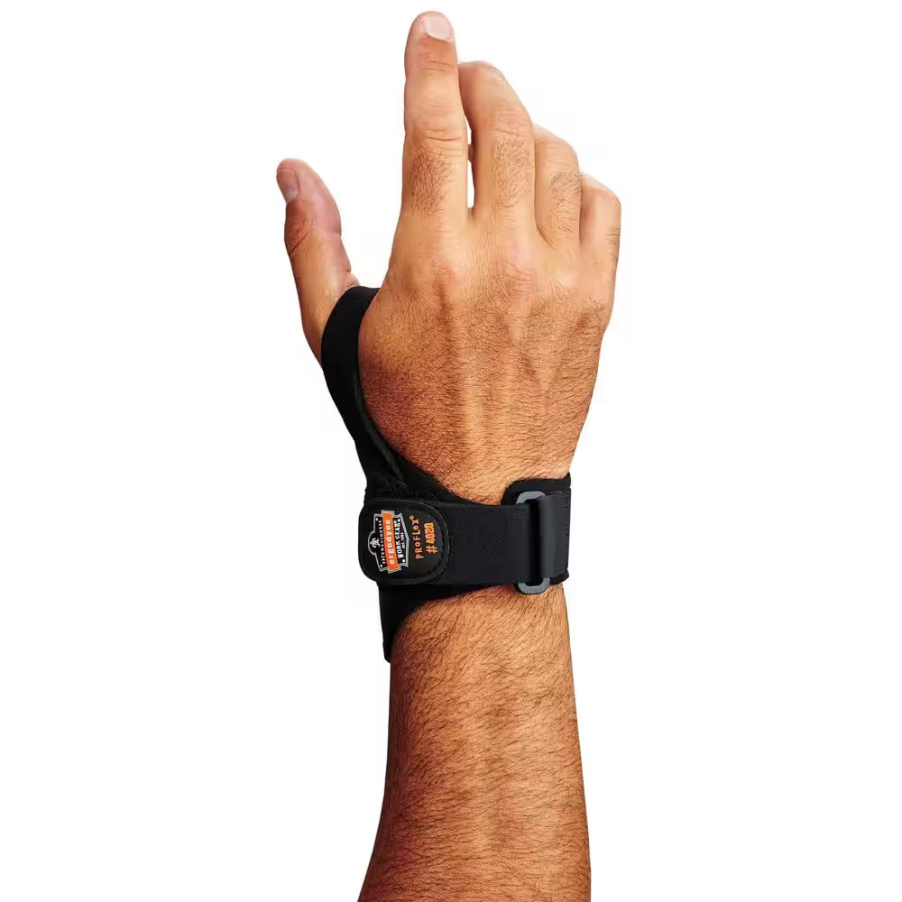 Proflex 4020 Medium Right Black Lightweight Wrist Support