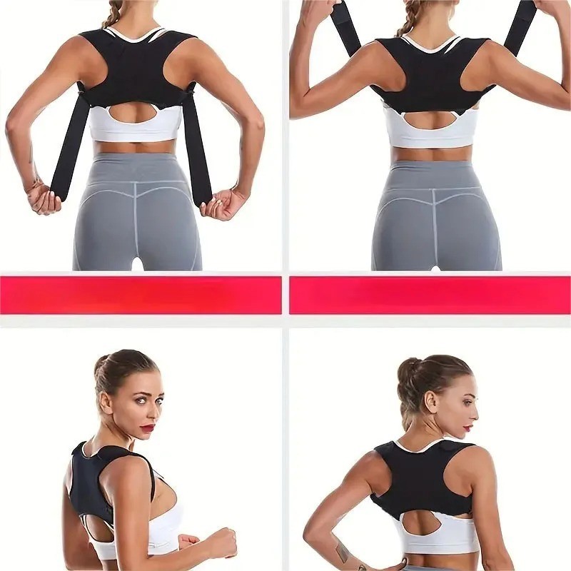 Adjustable Posture Corrector Back Shoulder Support Correct Brace Belt Men Women