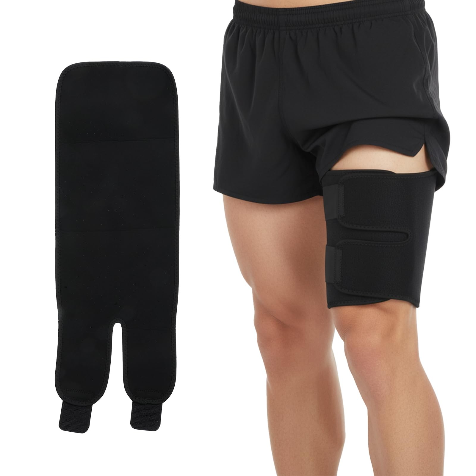 Thigh Brace Hamstring Compression Sleeves Quadriceps Support Quad Wrap Upper …